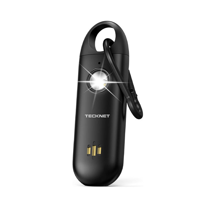 TECKNET Persönlicher Alarm für Frauen, Taschenalarm mit 130dB