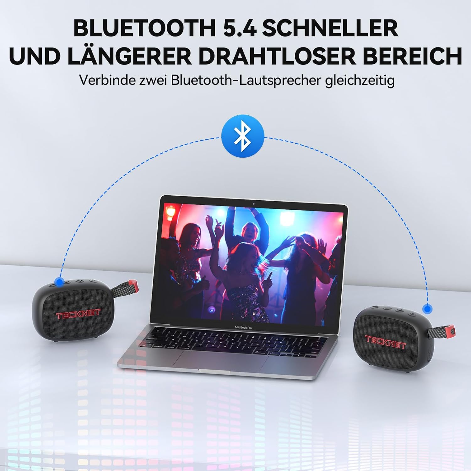 TECKNET Tragbare Bluetooth Lautsprecher