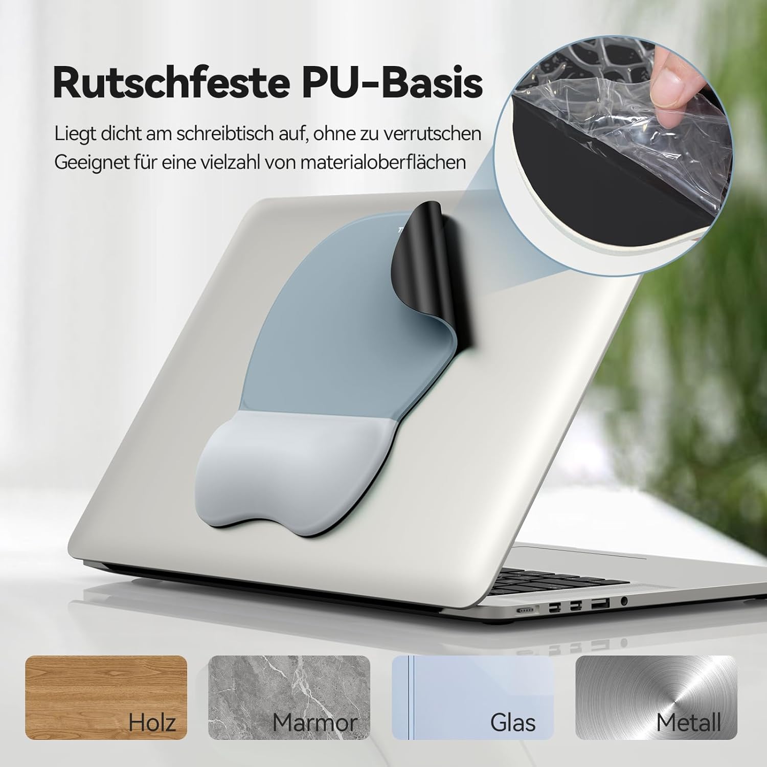 TECKNET 3-in-1 Ergonomisches Mauspad Set