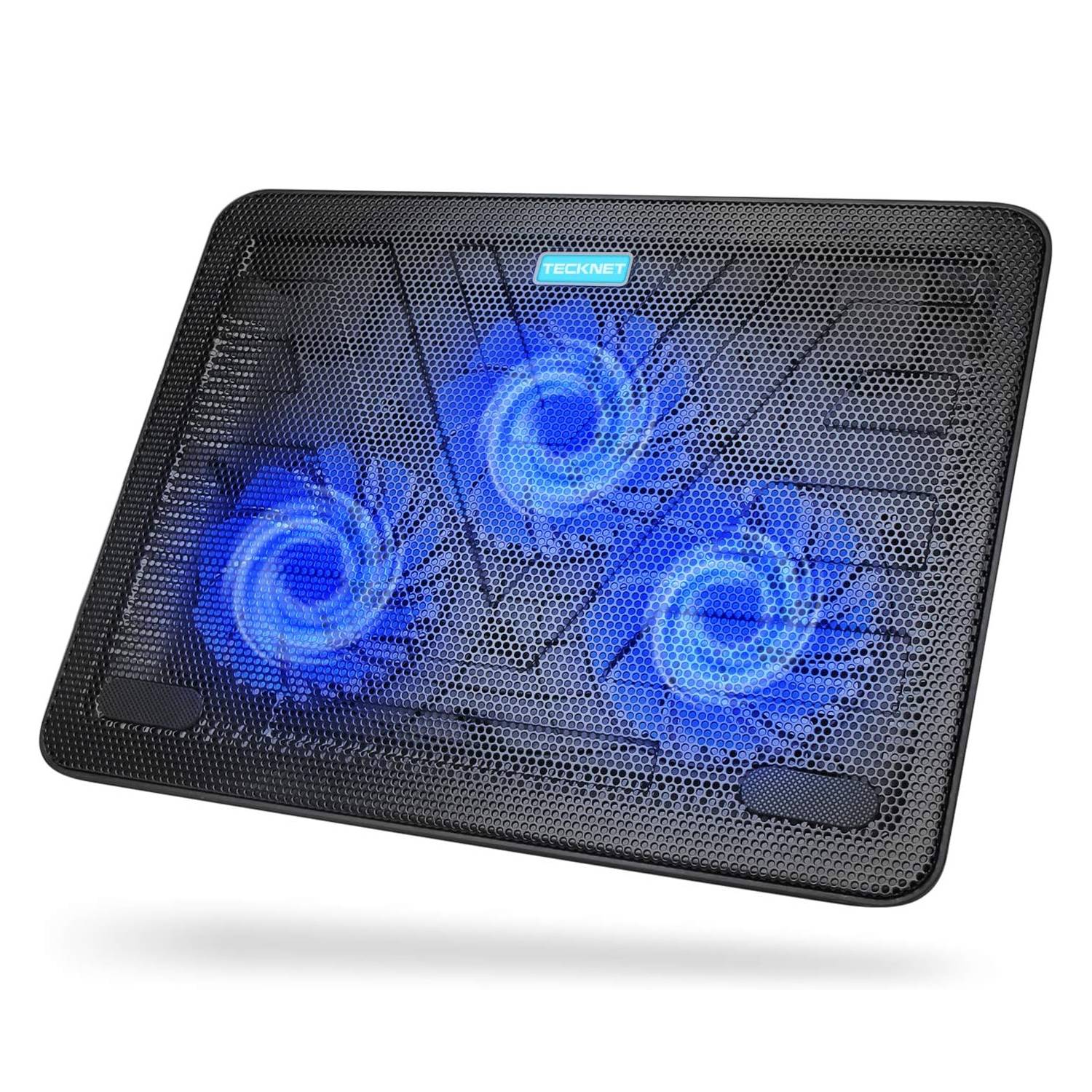 TECKNET 12"-17" Leises Laptop-Kühlpad mit 3 Lüftern