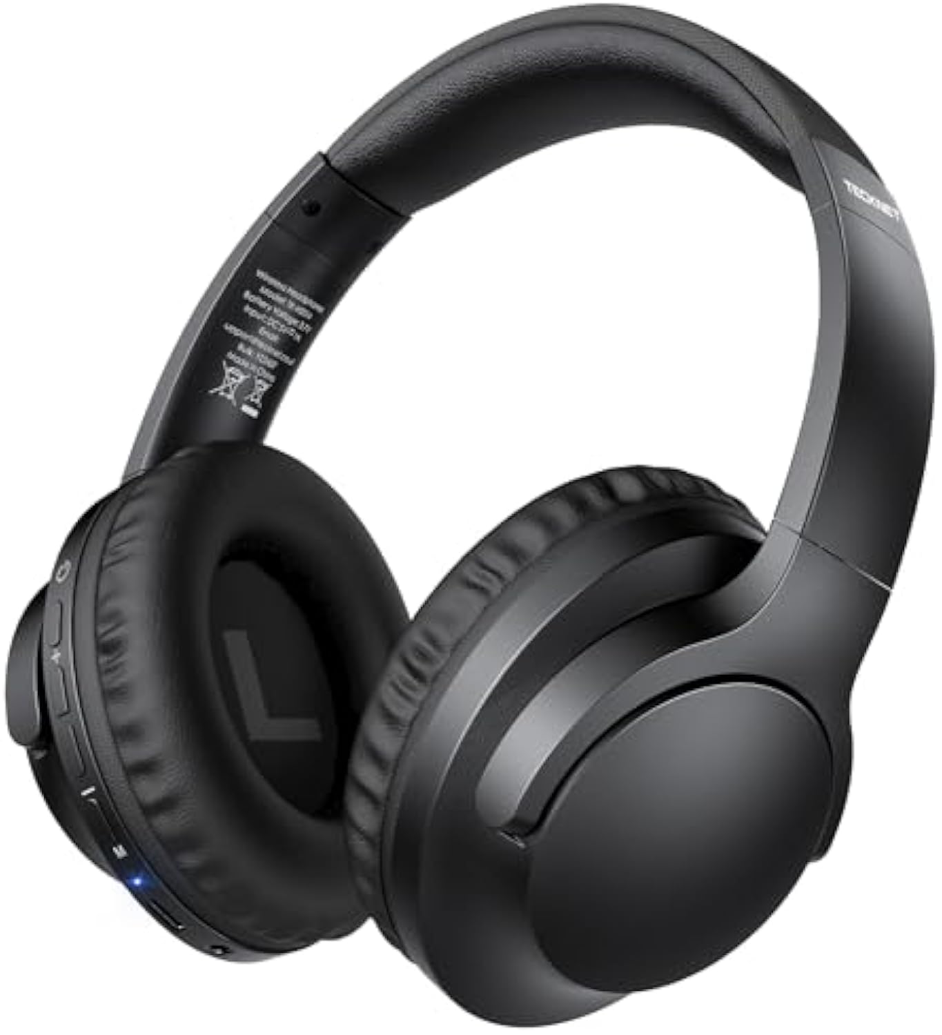 TECKNET Bluetooth-Kopfhörer Over-Ear,Kopfhörer Kabellos Bluetooth 70 Stunden Spielzeit und 5.3 BT