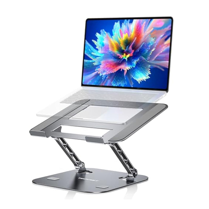 TECKNET Laptop Ständer Höhenverstellbarer, Kompatibel mit Allen 11 bis 17,3 Zoll für Notebooks,MacBook und Tablets
