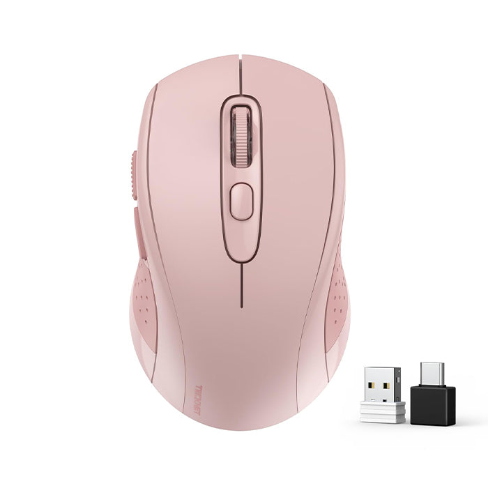 TECKNET Bluetooth Maus, 2.4G Maus Kabellos (BT 5.0/3.0 + USB A + USB C) 4000 DPI
