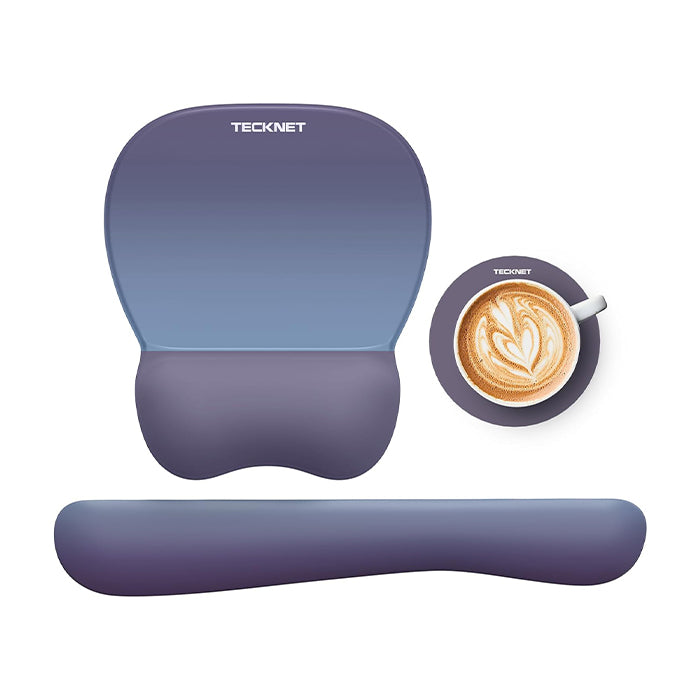 TECKNET 3-in-1 Ergonomisches Mauspad Set