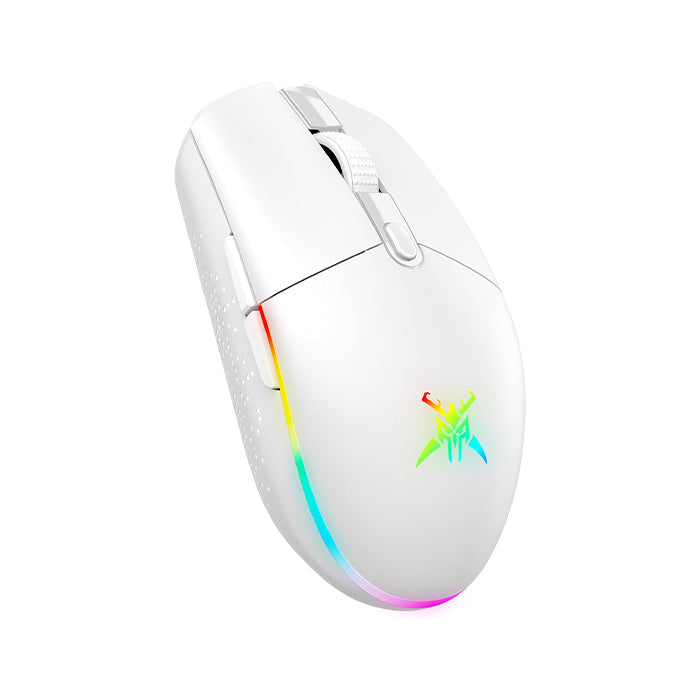 TECKNET Kabellose Gaming-Maus, RGB 2.4G/USB-C Kabelgebundene Gaming-Maus