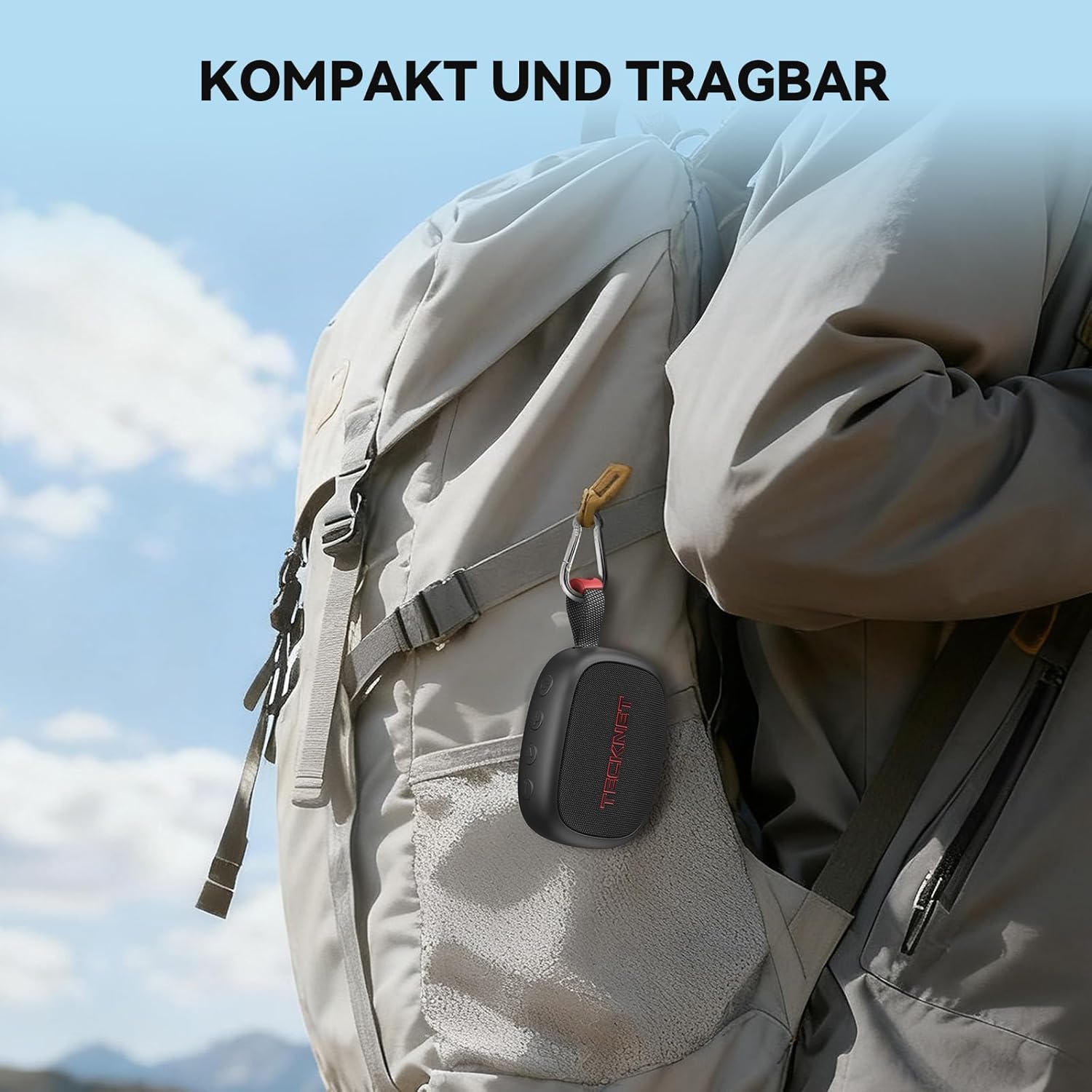 TECKNET Tragbare Bluetooth Lautsprecher