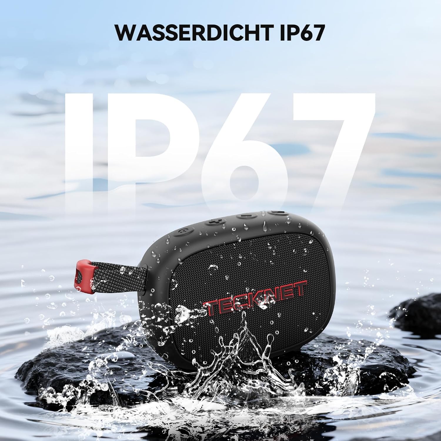 TECKNET Tragbare Bluetooth Lautsprecher
