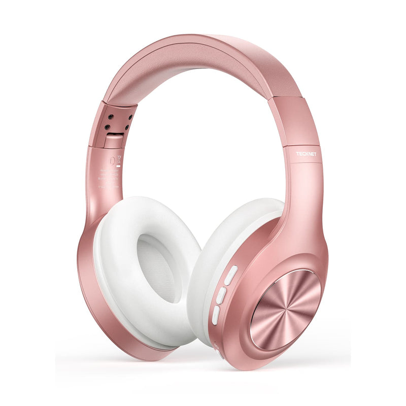 TECKNET Bluetooth-Kopfhörer Over-Ear, 65 Stunden Spielzeit und 3 EQ-Modi kabellose Kopfhörer