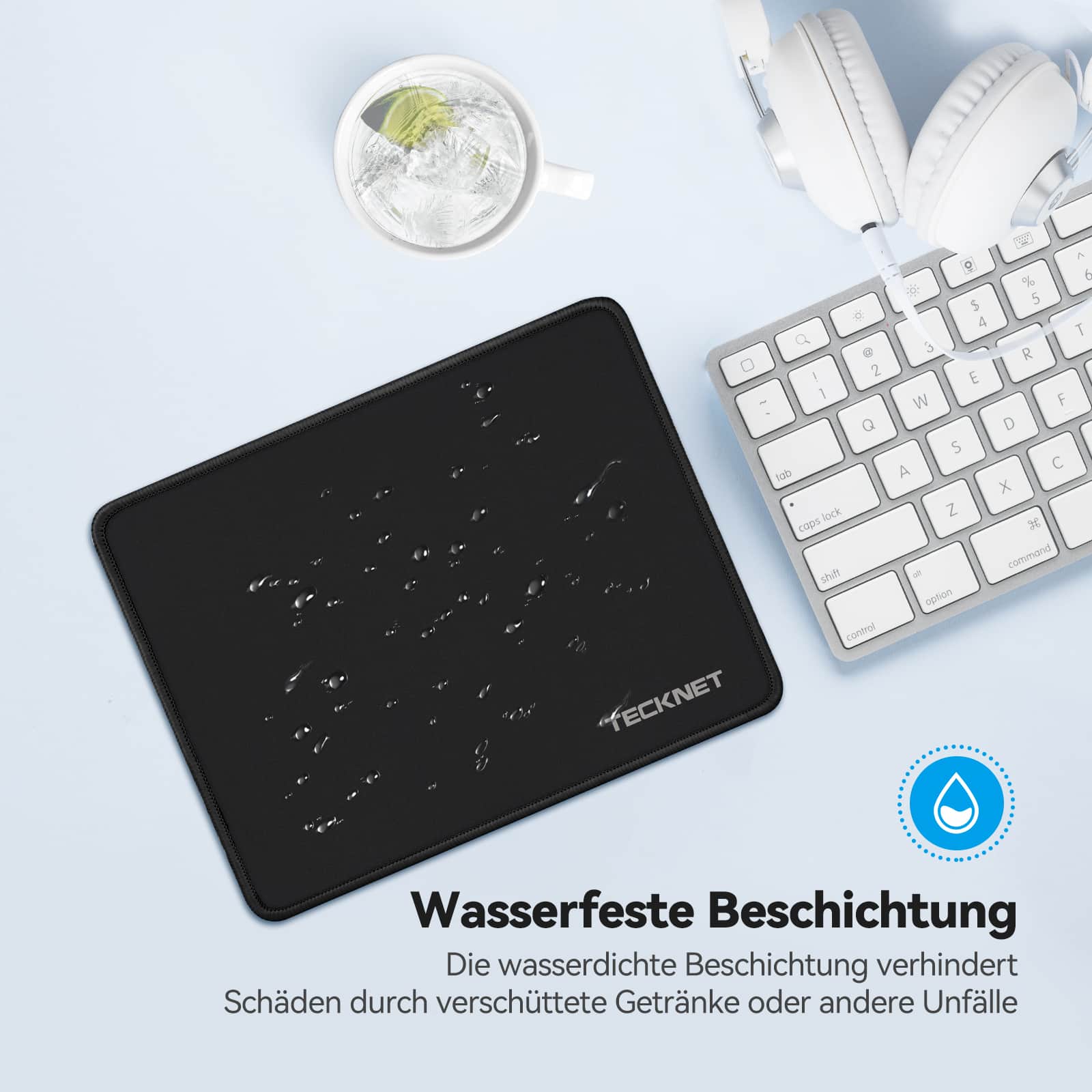 TECKNET Mouse Mat, 28 x 21 cm
