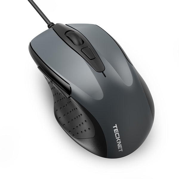 TECKNET Pro S2 2000dpi Wired USB Mouse, 6 Buttons - TECKNET